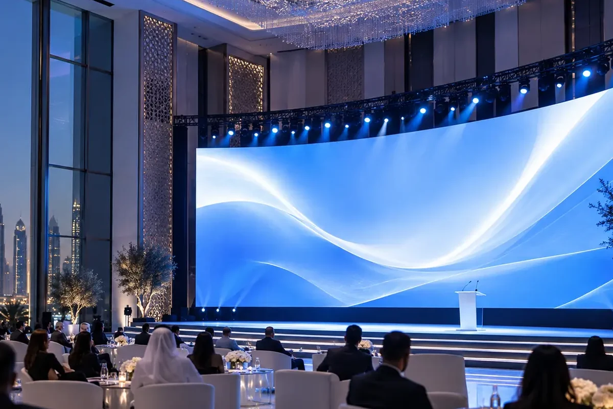 Large LED event screen